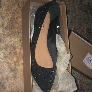 New shoes black with sparkles